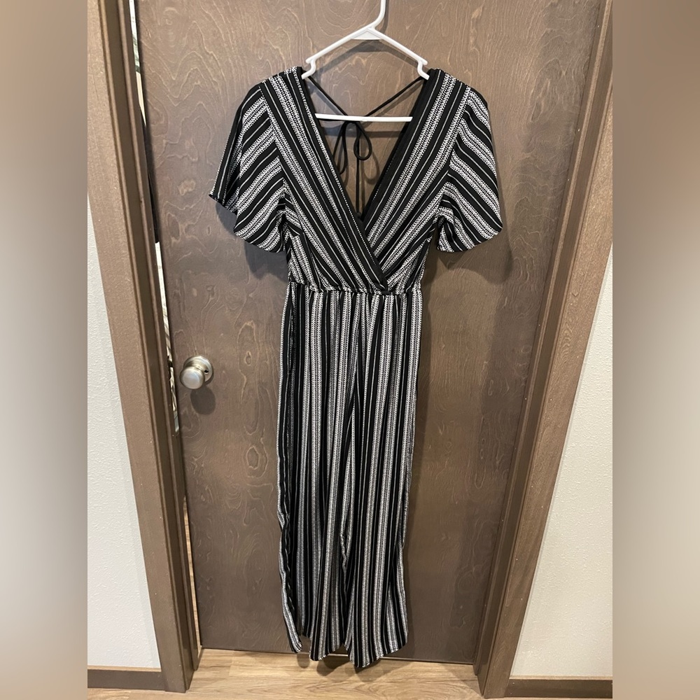 Black pantsuit